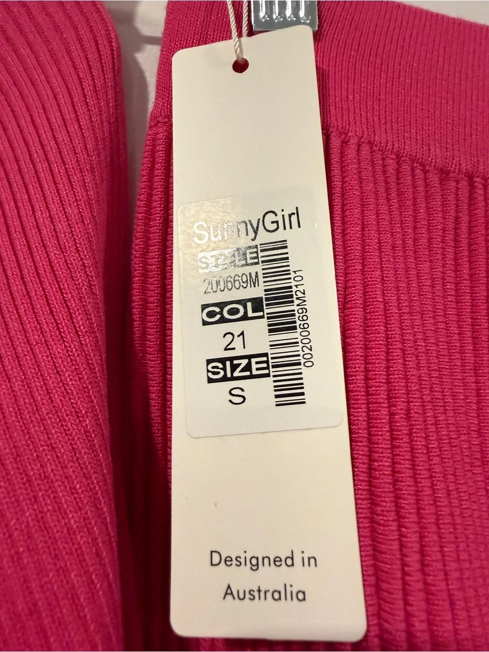 NWT Hot pink sweater shirt and skirt matching set